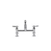 Picture of TOP-LINE® 8" OC Elevated Bridge Deck Mount Faucet Ceramic Valves with 10" Swivel Spout, Retail Packaging