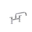 Picture of TOP-LINE® 8" OC Elevated Bridge Deck Mount Faucet Ceramic Valves with 10" Swivel Spout, Retail Packaging