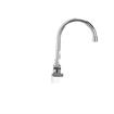 Picture of Encore 4" OC Wall Mount Faucet Ceramic Valves with 6" Rigid Gooseneck Spout and 4" Wrist Blade Handles