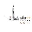 Picture of TOP-LINE® 8" OC Deck Mount Faucet Ceramic Valves with 8-1/2" Swivel Gooseneck Spout