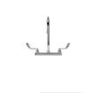 Picture of TOP-LINE® 8" OC Deck Mount Faucet Ceramic Valves 4" Wrist Blade Handles with 8-1/2" Swivel Gooseneck Spout