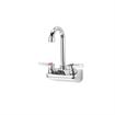 Picture of TOP-LINE® 4" OC Wall Mount Faucet Ceramic Valves 0.5 gpm Spray Vandal Resistant Aerator with 3-1/2" Swivel Gooseneck Spout, Retail Packaging