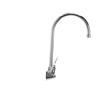Picture of TOP-LINE® 4" OC Wall Mount Faucet Ceramic Valves with 8-1/2" Swivel Gooseneck Spout and 4" Wrist Blade Handles, Retail Packaging