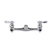 Picture of TOP-LINE® Faucet Body, Wall Mount, 8" (203mm) O.C., Full Turn Compression Valves, Lever Handles, Check Valves, Retail Packaging