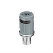 Picture of 1-5/8" Round Stainless Steel Clad Thermoplastic Adjustable Hex Foot Insert With Locking Ring