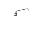 Picture of Encore® 8" OC. Brass Chrome Plated Wall Mount Faucet Ceramic Valves with 14" Swivel Spout (Retail Packaging)