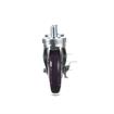 Picture of Caster Kit, Medium Duty 3/4-10 x 1" Threaded Stem Caster With 5" Blue Polyurethane Wheel, 4 Brake In Retail Box