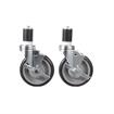 Picture of Caster Kit, Medium Duty 1-5/8" Expanding Stem Caster With 5" Blue Polyurethane Wheel, 4 Brake In Retail Box