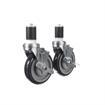 Picture of Caster Kit, Medium Duty 1-5/8" Expanding Stem Caster With 5" Blue Polyurethane Wheel, 4 Brake In Retail Box