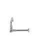 Picture of Encore® Brass Chrome Plated Single Wall Mount Wok Range Faucet with 8" Swivel Spout and 4" Wrist Blade Handles