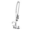 Picture of Encore® 8" OC Wall Mount Pre-Rinse Assembly with 1.2 gpm PowerPulse™ Utility Spray and 12" Add-On Faucet, Retail Packaging