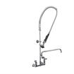 Picture of Encore® 8" OC Wall Mount Pre-Rinse Assembly with 1.2 gpm PowerPulse™ Utility Spray and 12" Add-On Faucet, Retail Packaging
