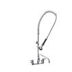 Picture of Encore® 8" OC Wall Mount Pre-Rinse Assembly with 1.2 gpm PowerPulse™ Utility Spray and 12" Add-On Faucet, Retail Packaging