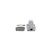 Picture of -1/8" to 3/8" Offset Polished Chrome Heavy Duty Walk-In Cooler Door Safety Latch with Cylinder Lock, Strike and Gaskets
