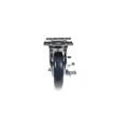 Picture of Caster Kit, Medium Duty 3-1/2" x 3-1/2" Universal Plate Caster With 5" Blue Polyurethane Wheel, 4 Brake In Retail Box