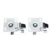 Picture of Caster Kit, Medium Duty 3-1/2" x 3-1/2" Universal Plate Caster With 5" Blue Polyurethane Wheel, 4 Brake In Retail Box