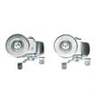Picture of Caster Kit, Medium Duty 1/2-13 x 3/4" Threaded Stem Caster With 3" Black Polyolefin Wheel, 4 Brake In Retail Box