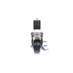 Picture of Caster Kit, Medium Duty 1-1/2" Expanding Stem Caster With 3" Blue Polyurethane Wheel, 4 Brake In Retail Box