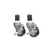 Picture of Caster Kit, Medium Duty 1-1/2" Expanding Stem Caster With 3" Blue Polyurethane Wheel, 4 Brake In Retail Box