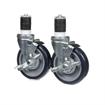 Picture of Caster Kit, Medium Duty 1-5/8" Expanding Stem Caster With 5" Blue Polyurethane Wheel, 6 Brake In Retail Box
