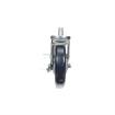 Picture of Caster Kit, Medium Duty 5/8-11 x 1" Threaded Stem Caster With 5" Blue Polyurethane Wheel, 4 Brake In Retail Box