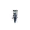 Picture of Caster Kit, Medium Duty 2-3/8" x 3-5/8" Plate Caster With 5" Blue Polyurethane Wheel, 4 Brake In Retail Box