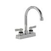 Picture of Encore 4" OC Deck Mount Faucet Ceramic Valves with 6" Rigid Gooseneck Spout