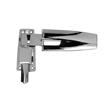 Picture of 1-3/8" Offset Polished Chrome Non-Adjustable Cam-Rise Lift-Off Walk-In Door Hinge With Spring Kit
