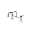 Picture of Encore® 8" OC Brass Chrome Plated Deck Mount Faucet with 10" Swivel  Spout Retail Packaging